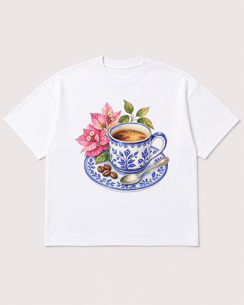 Mockup Boxy Heavyweight Tee White product