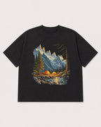 Mockup Boxy Heavyweight Tee Black product