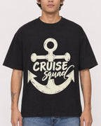Mockup Boxy Heavyweight Tee Black male close-up 06