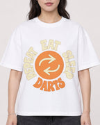 Mockup Boxy Heavyweight Tee White female close-up 03