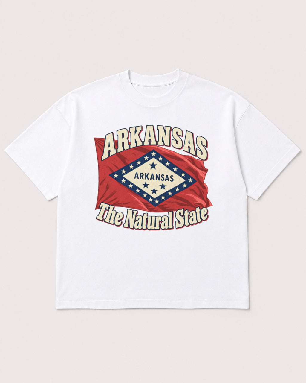Mockup Boxy Heavyweight Tee White product