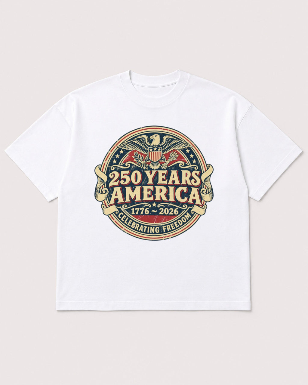 Mockup Boxy Heavyweight Tee White product