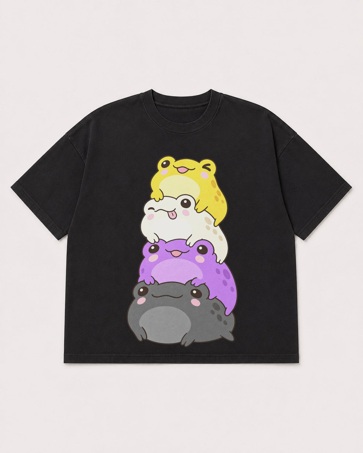 Mockup Boxy Heavyweight Tee Black product