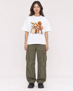 Mockup Boxy Heavyweight Tee White female full-body 02
