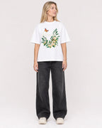 Mockup Boxy Heavyweight Tee White female full-body 08