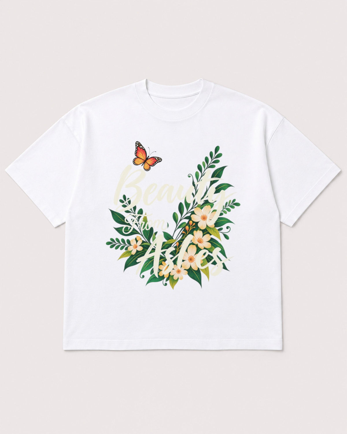 Mockup Boxy Heavyweight Tee White product