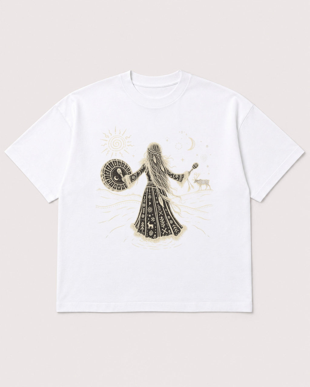 Mockup Boxy Heavyweight Tee White product
