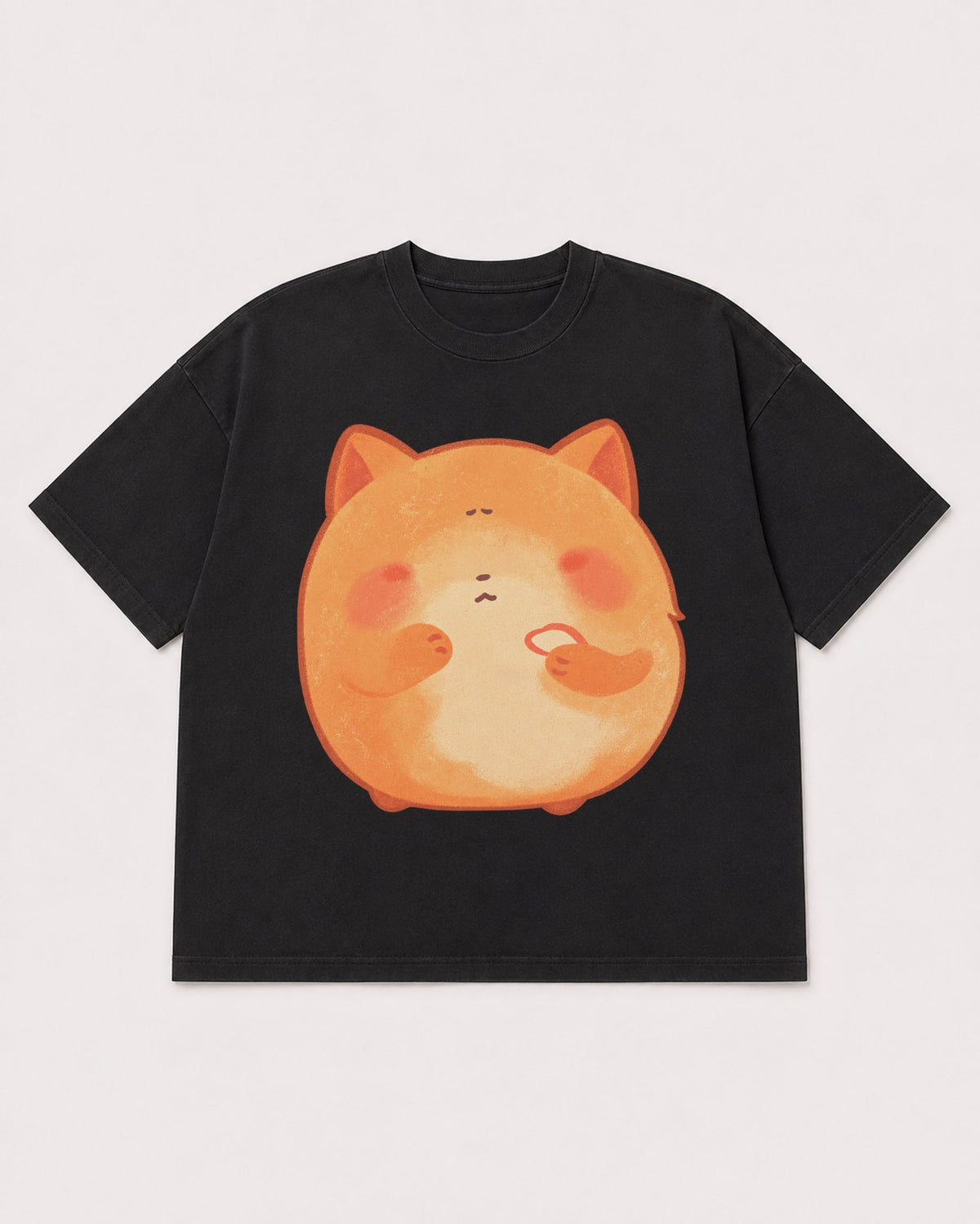 Mockup Boxy Heavyweight Tee Black product