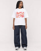 Mockup Boxy Heavyweight Tee White female full-body 04