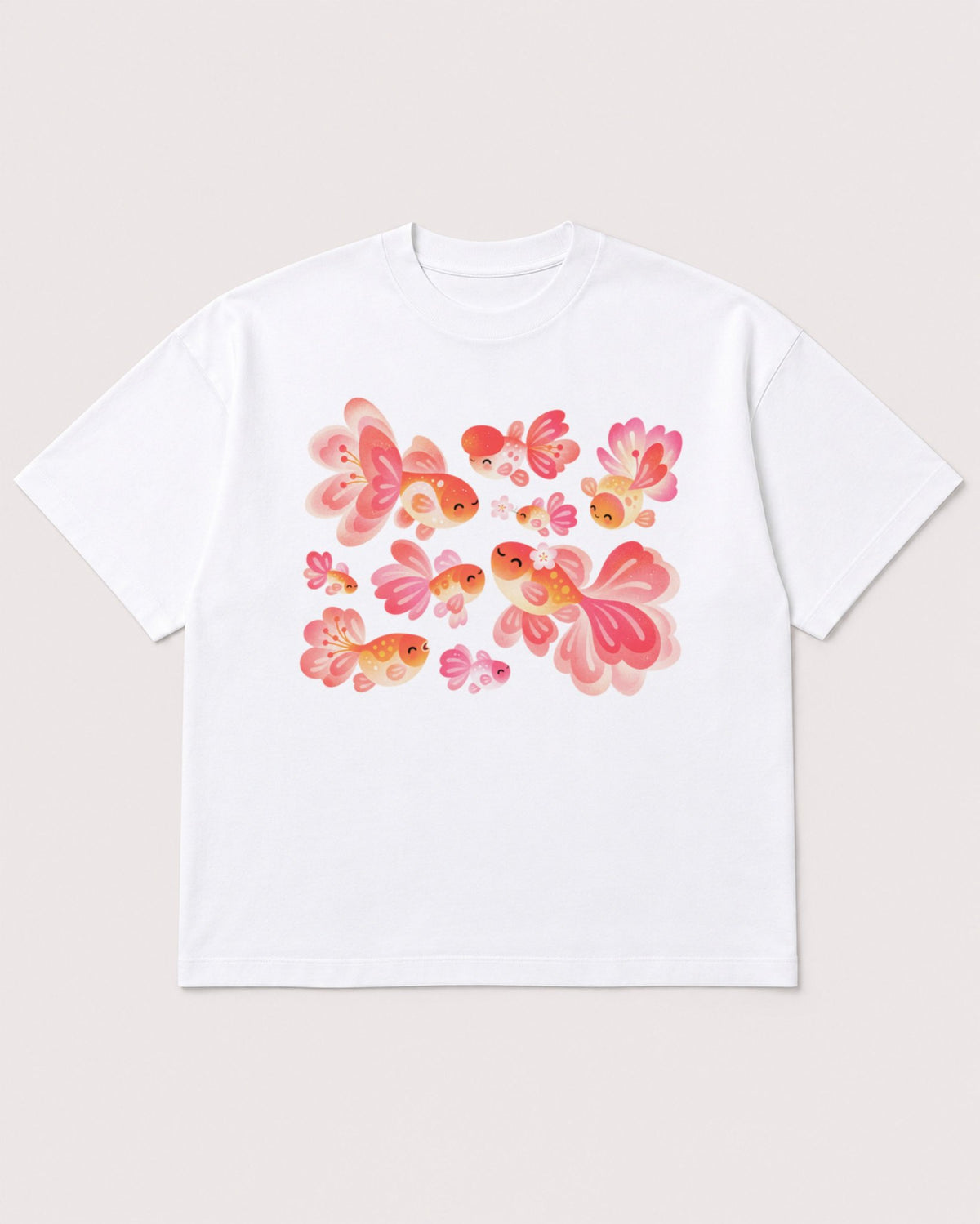 Mockup Boxy Heavyweight Tee White product
