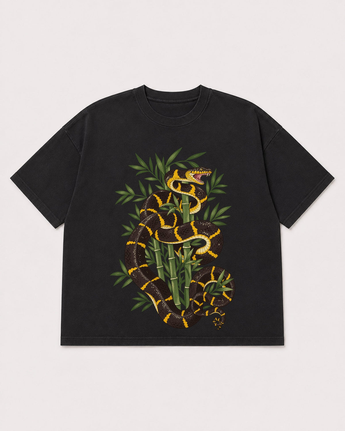 Mockup Boxy Heavyweight Tee Black product