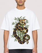 Mockup Boxy Heavyweight Tee White male close-up 10