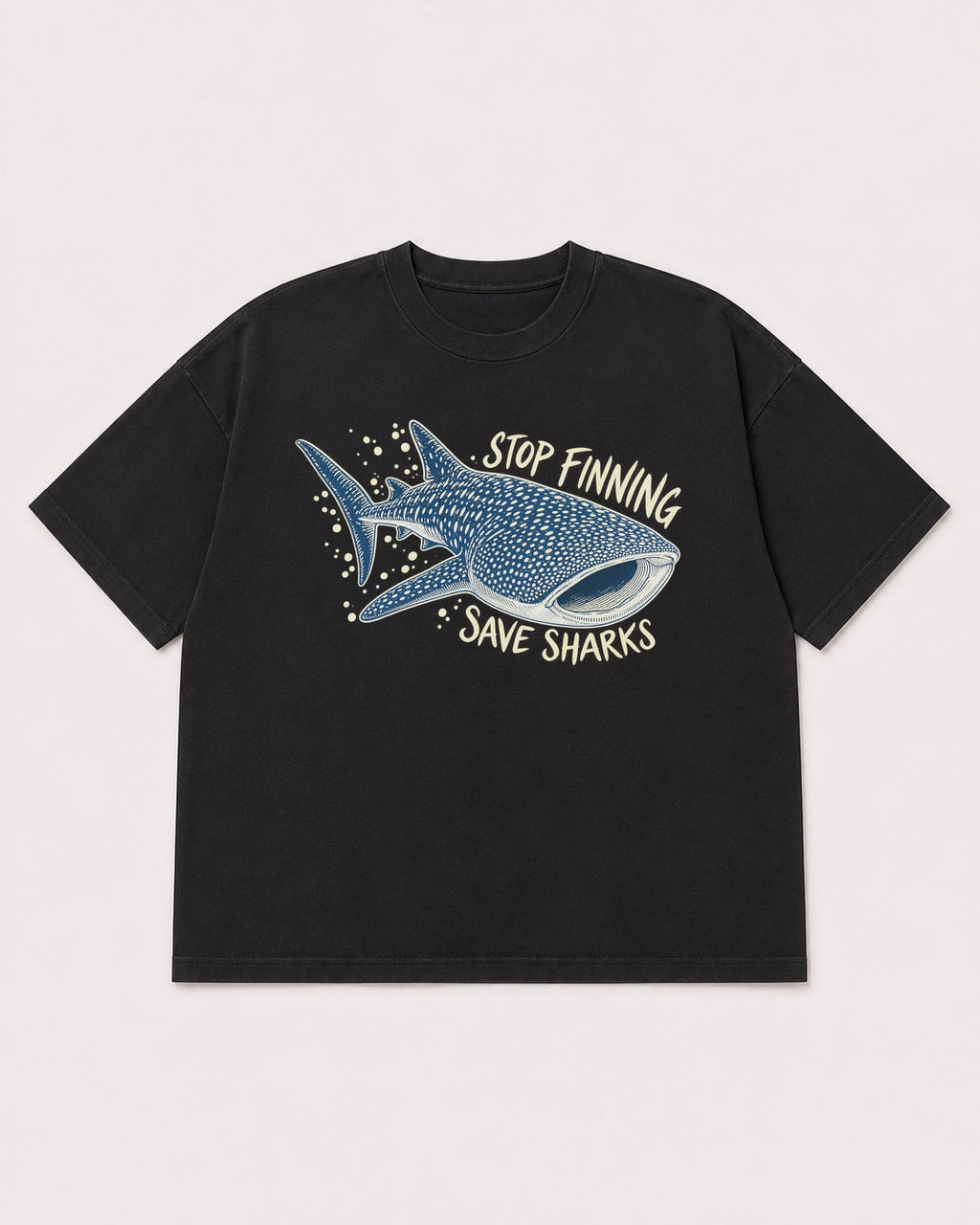 Mockup Boxy Heavyweight Tee Black product