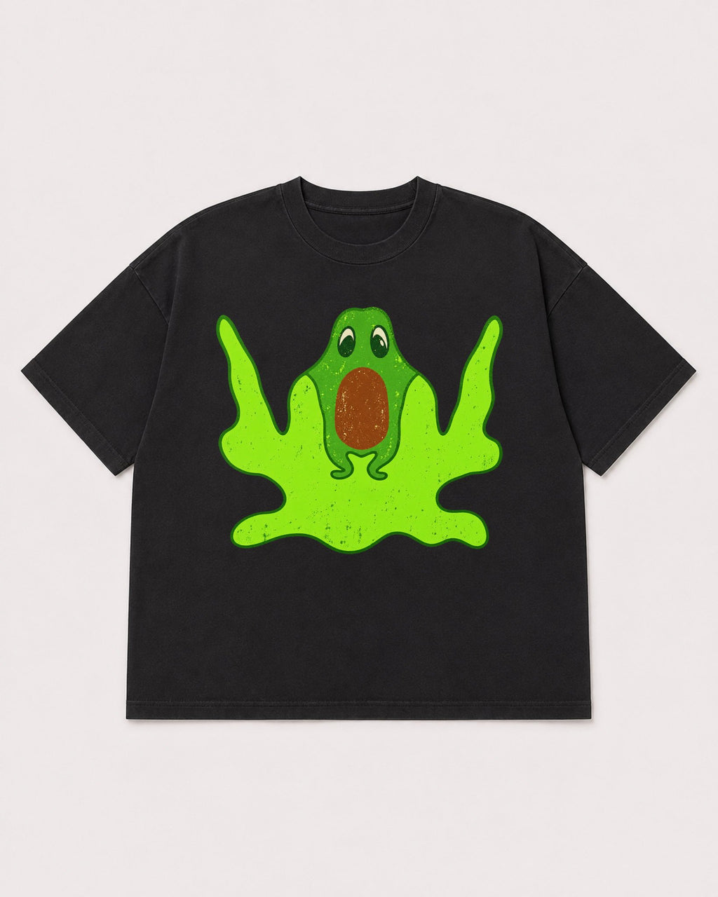 Mockup Boxy Heavyweight Tee Black product