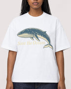 Mockup Boxy Heavyweight Tee White female close-up 04