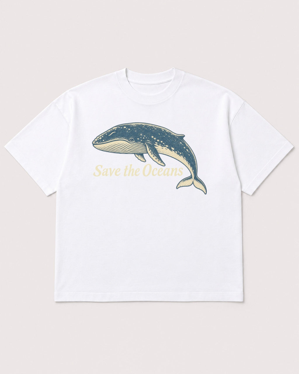 Mockup Boxy Heavyweight Tee White product