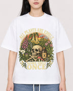 Mockup Boxy Heavyweight Tee White female close-up 01