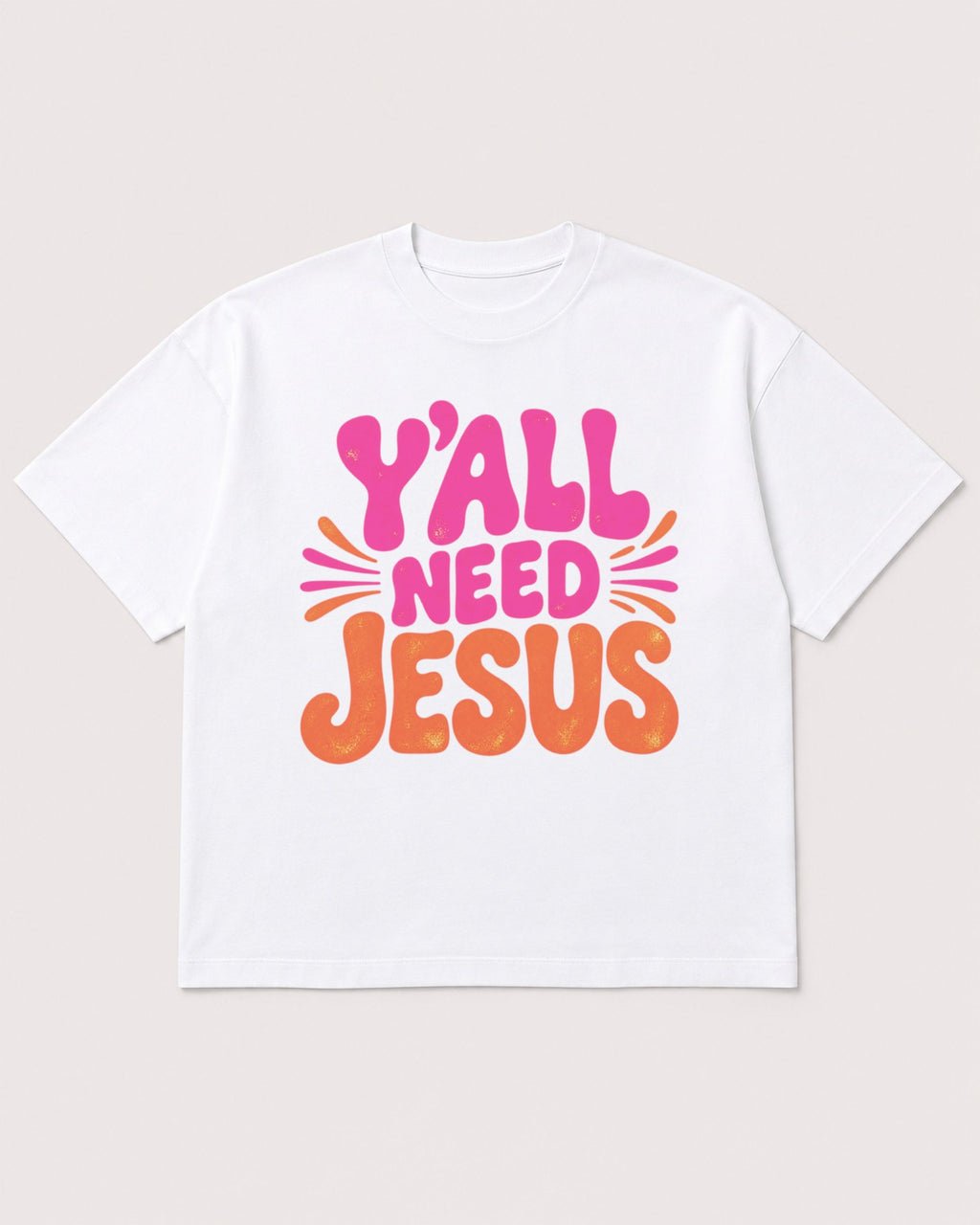 Mockup Boxy Heavyweight Tee White product