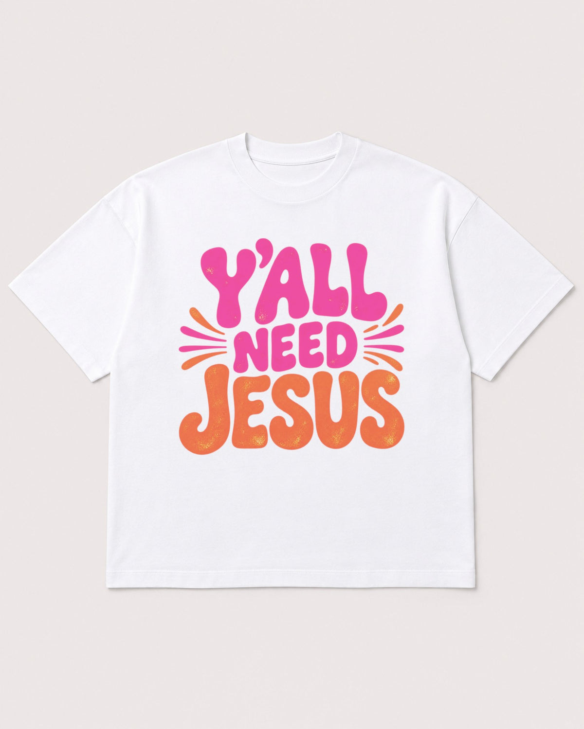 Mockup Boxy Heavyweight Tee White product