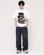Mockup Boxy Heavyweight Tee White male full-body 11