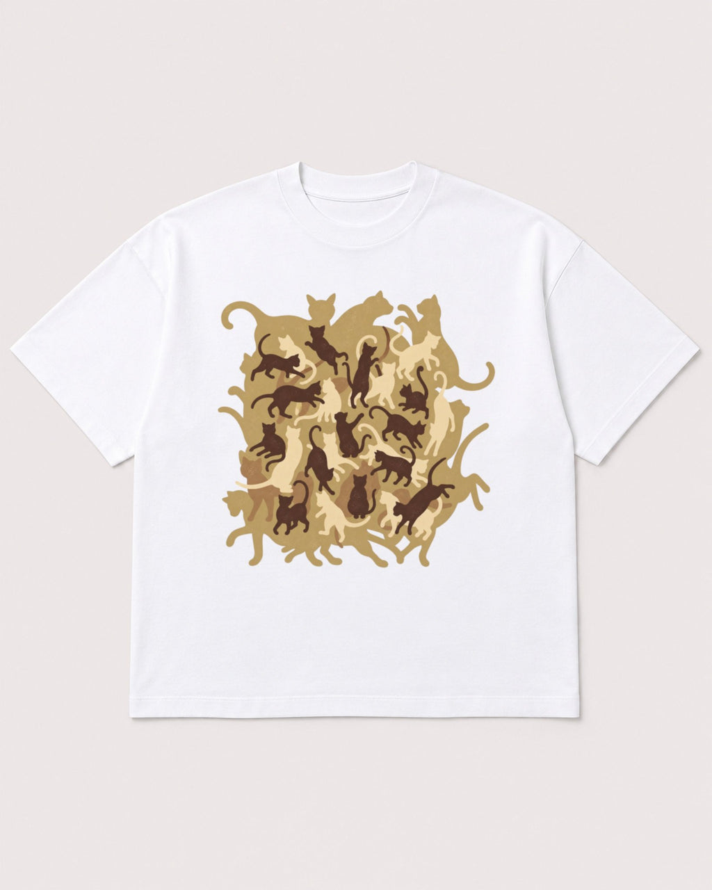 Mockup Boxy Heavyweight Tee White product