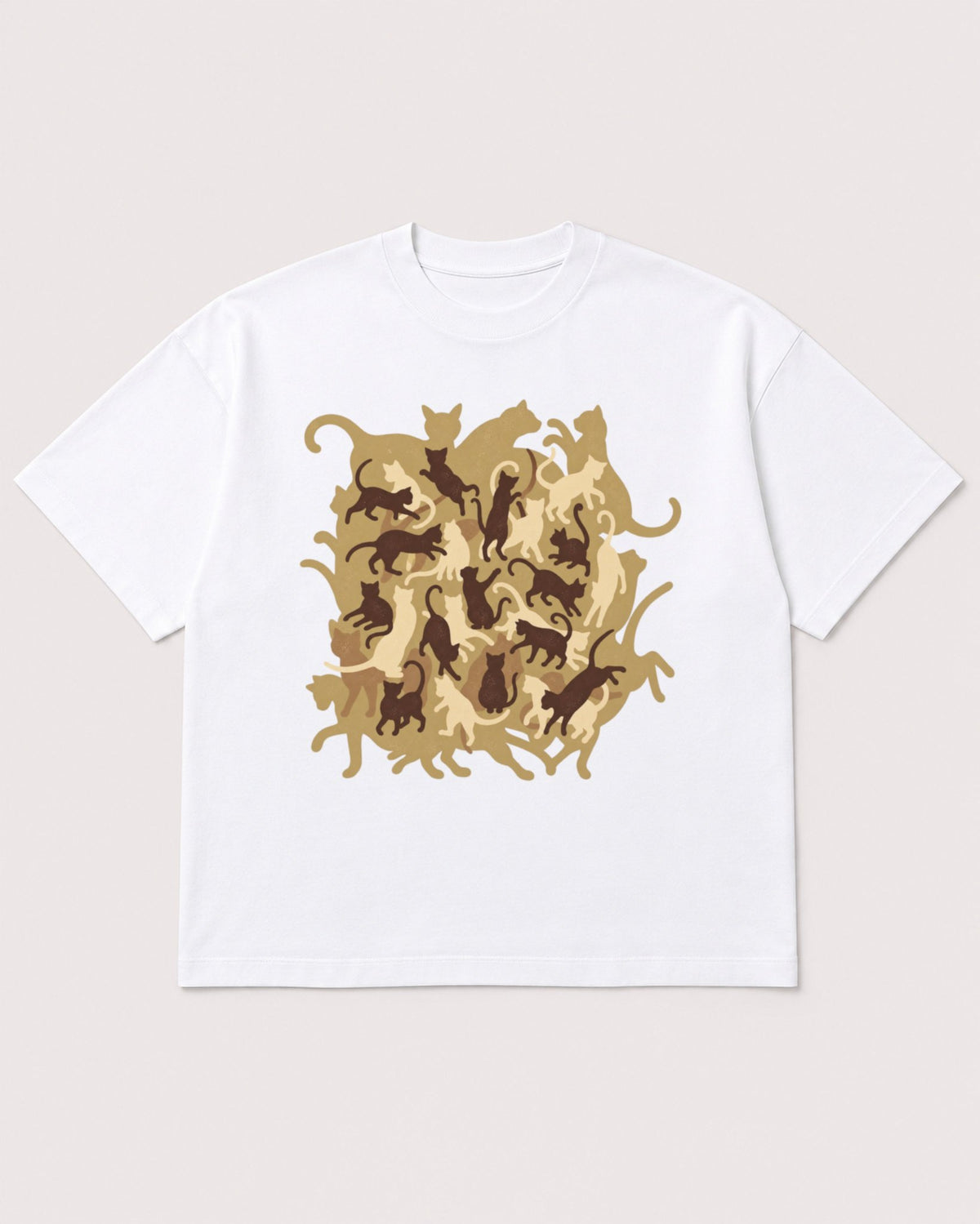 Mockup Boxy Heavyweight Tee White product