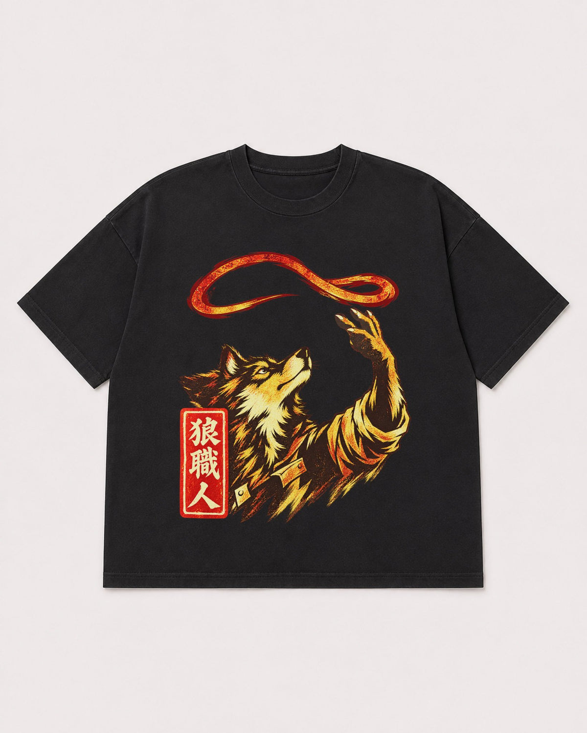 Mockup Boxy Heavyweight Tee Black product