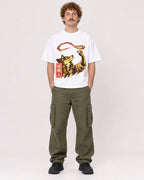 Mockup Boxy Heavyweight Tee White male full-body 09
