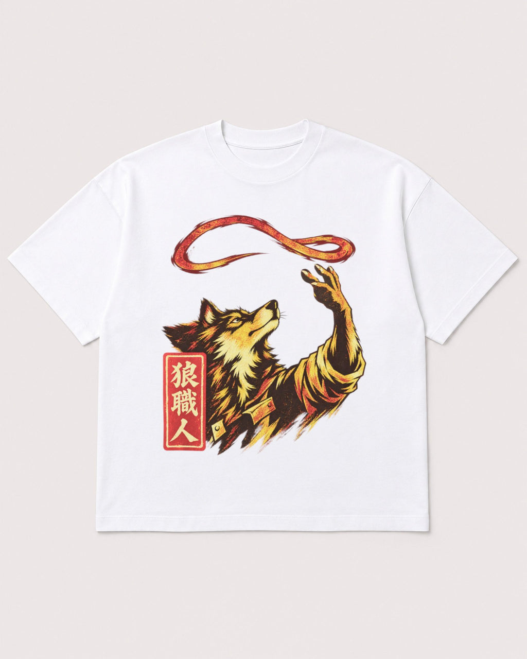 Mockup Boxy Heavyweight Tee White product