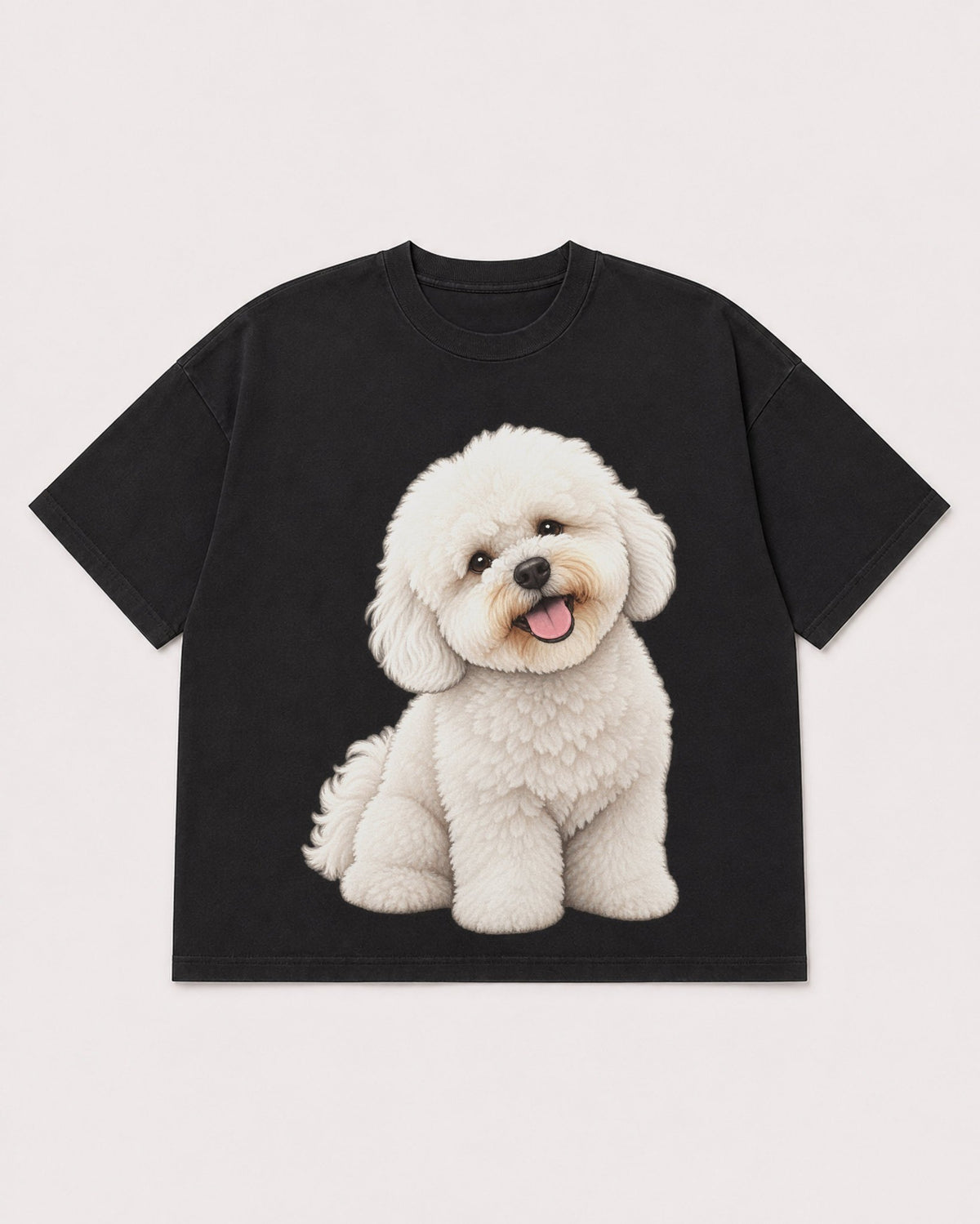 Mockup Boxy Heavyweight Tee Black product