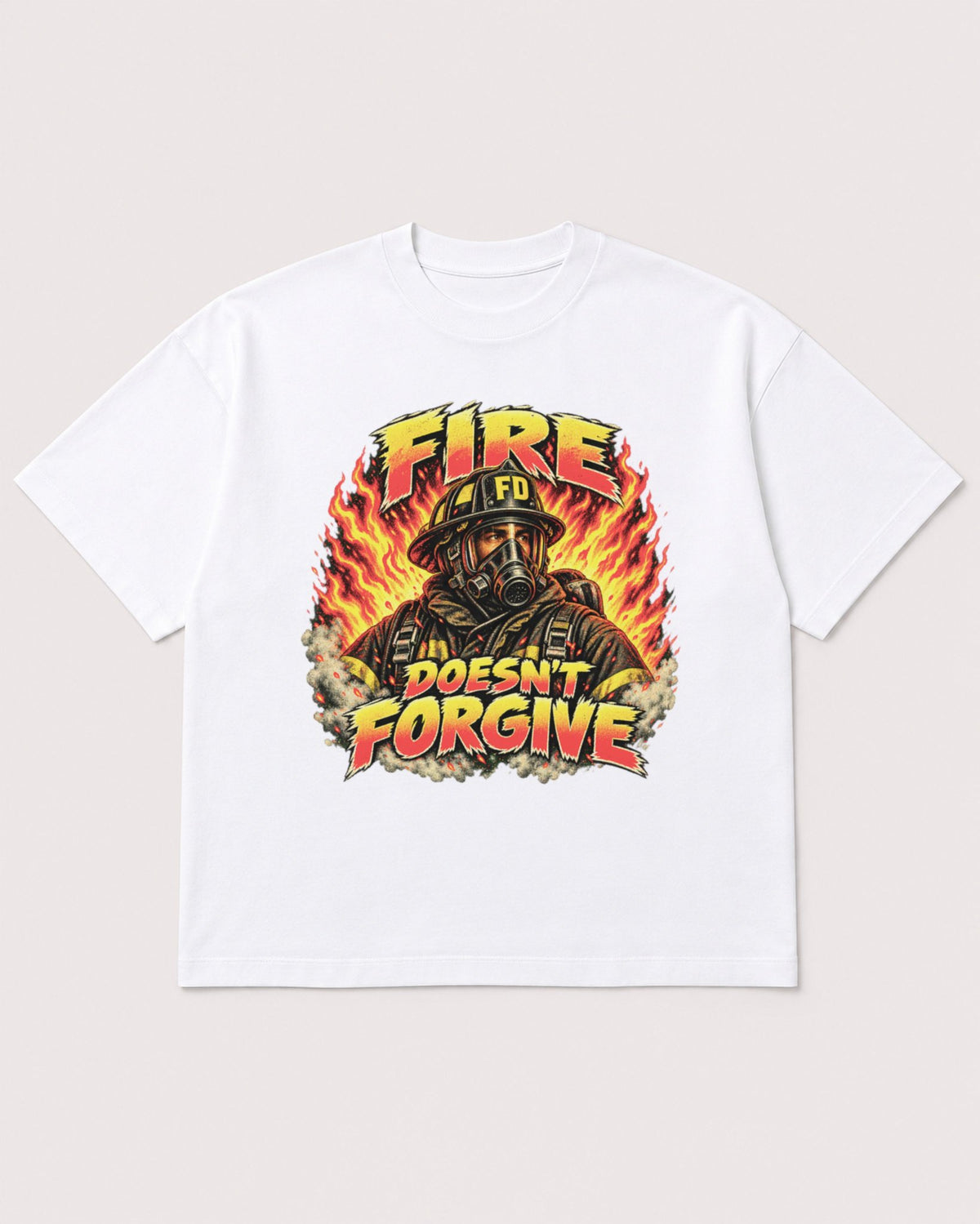 Mockup Boxy Heavyweight Tee White product