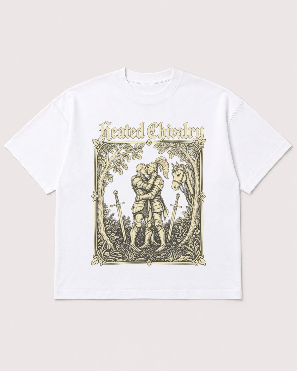 Mockup Boxy Heavyweight Tee White product