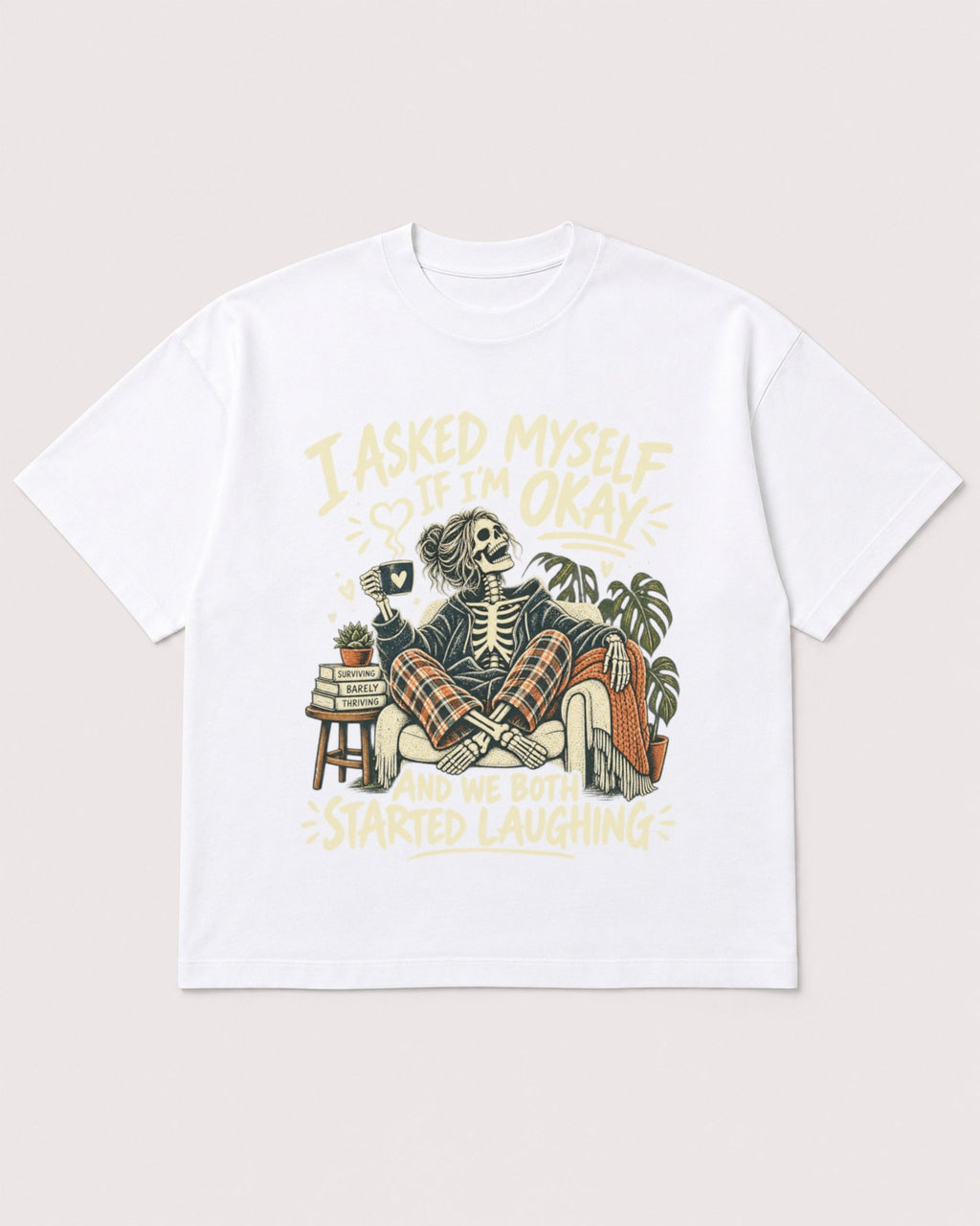 Mockup Boxy Heavyweight Tee White product