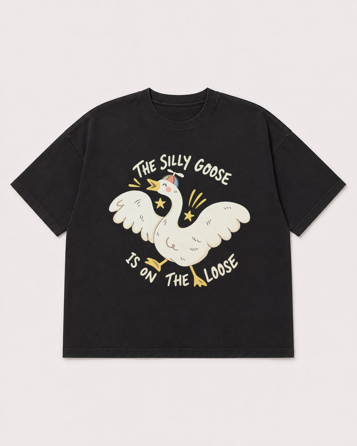 Mockup Boxy Heavyweight Tee Black product