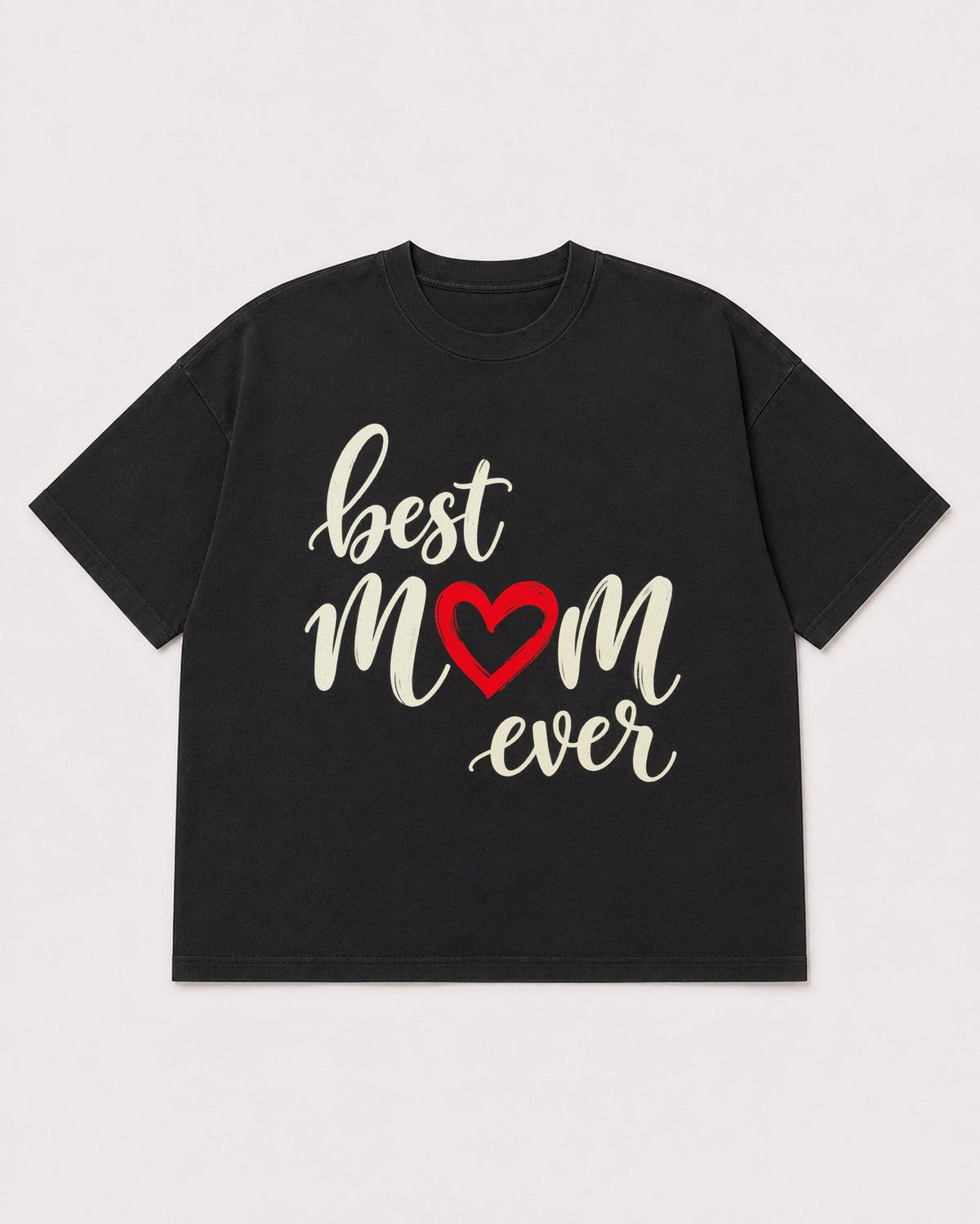 Mockup Boxy Heavyweight Tee Black product