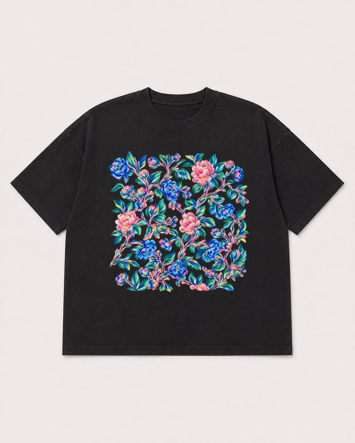 Mockup Boxy Heavyweight Tee Black product