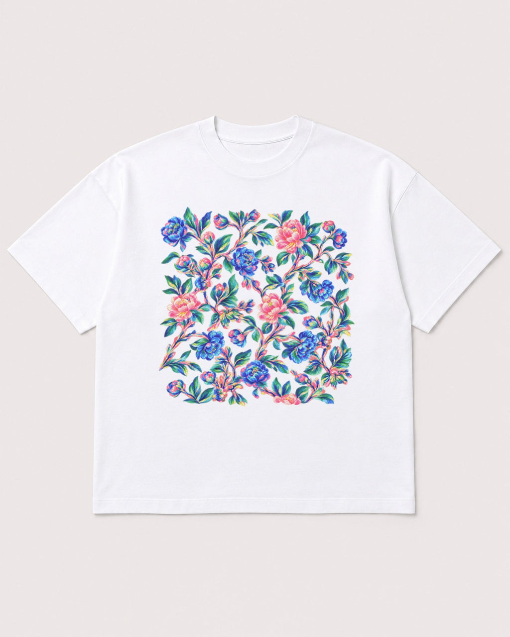 Mockup Boxy Heavyweight Tee White product