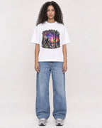 Mockup Boxy Heavyweight Tee White female full-body 10