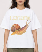Mockup Boxy Heavyweight Tee White female close-up 02