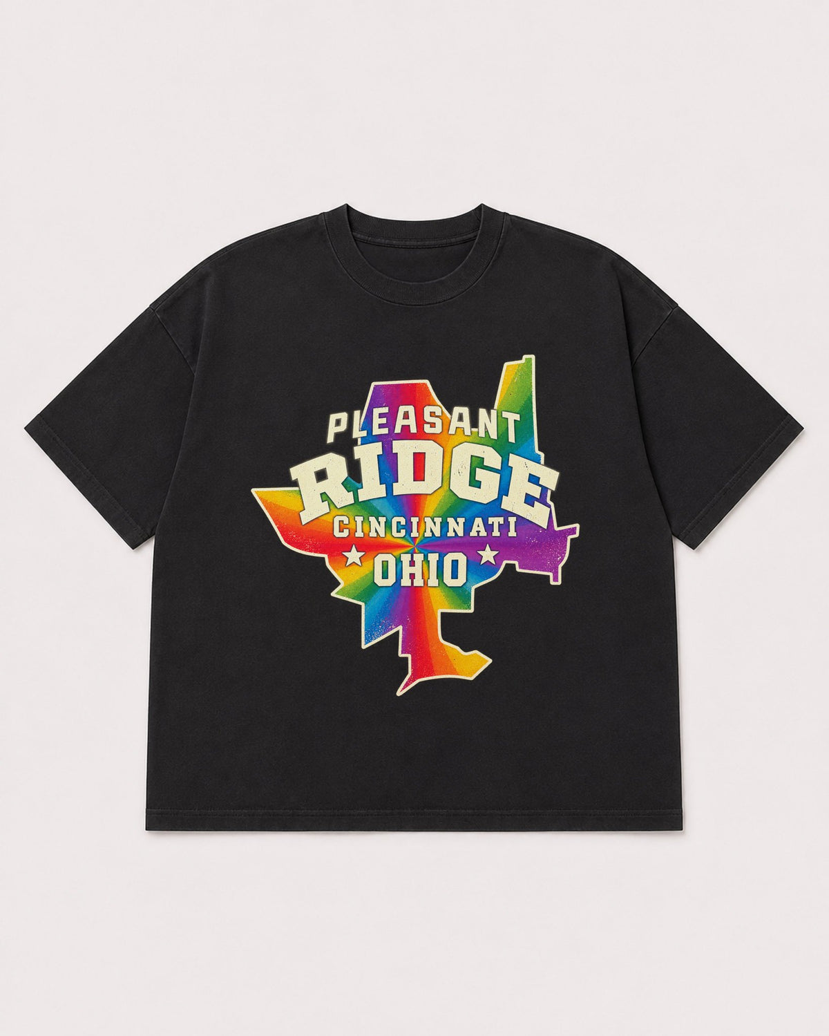 Mockup Boxy Heavyweight Tee Black product