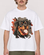 Mockup Boxy Heavyweight Tee White male close-up 09