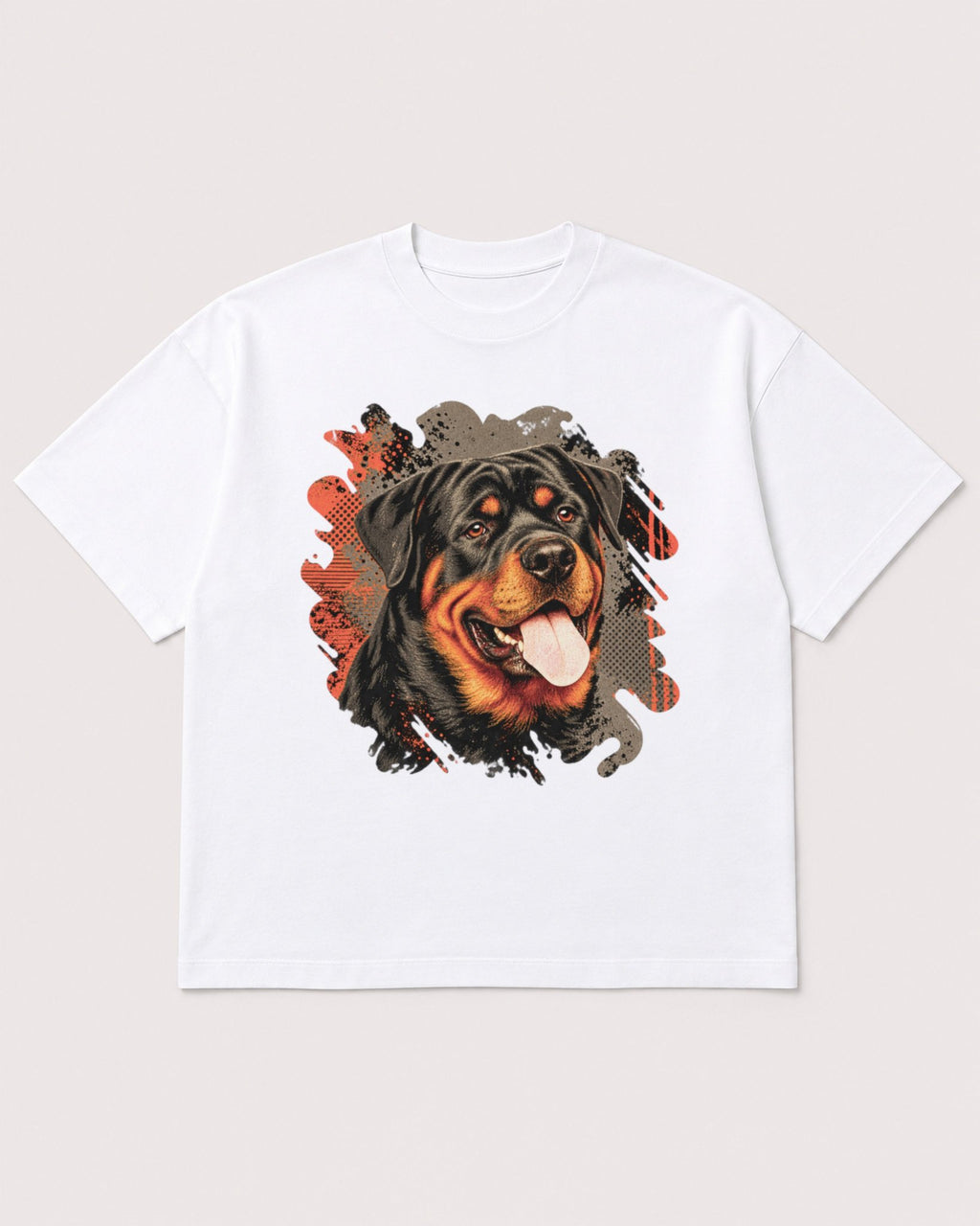 Mockup Boxy Heavyweight Tee White product