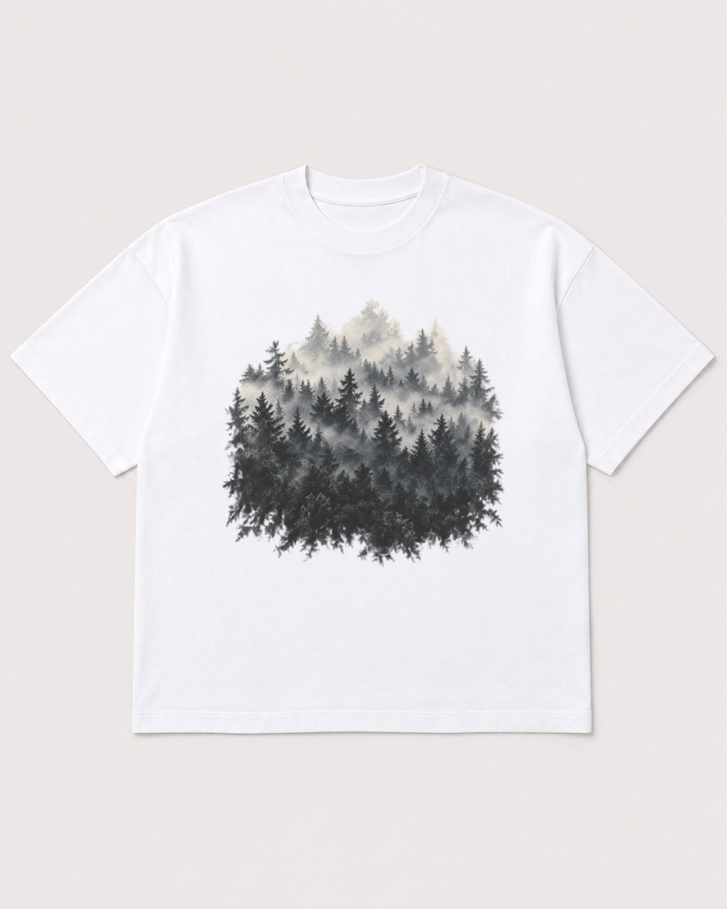 Mockup Boxy Heavyweight Tee White product