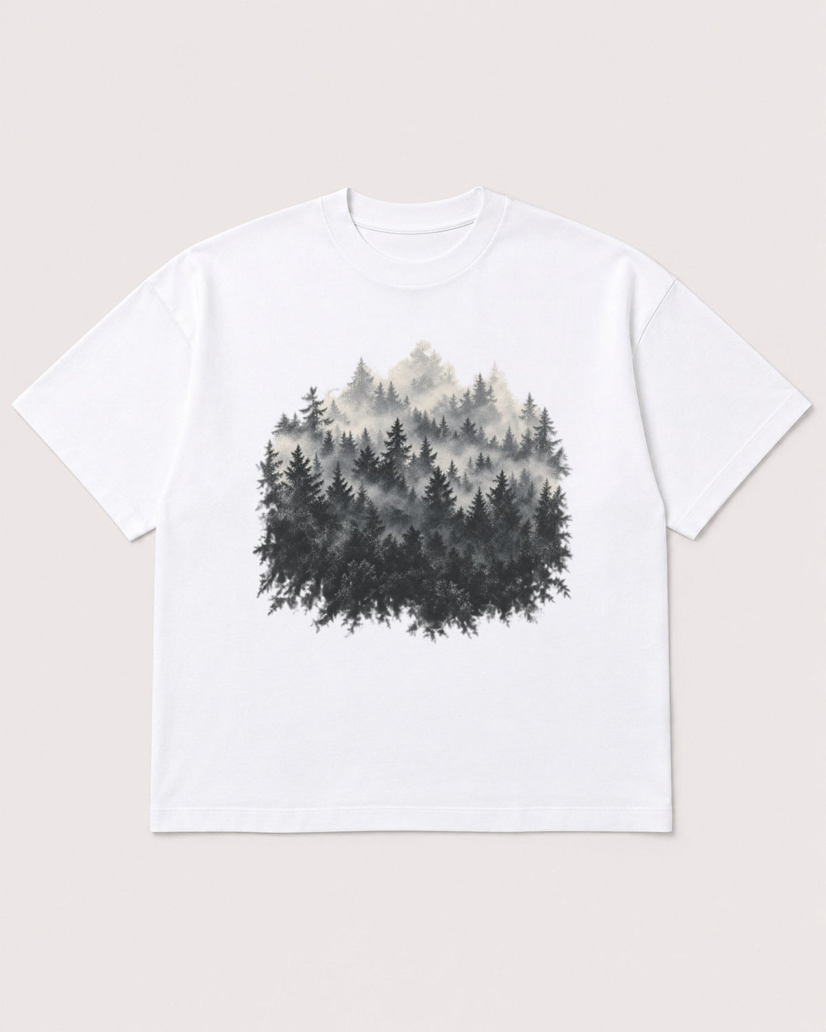 Mockup Boxy Heavyweight Tee White product