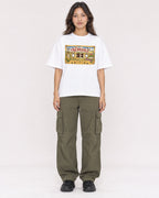 Mockup Boxy Heavyweight Tee White female full-body 02