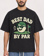 Mockup Boxy Heavyweight Tee Black male close-up 07