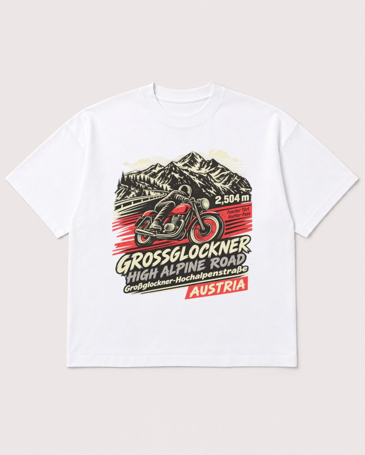 Mockup Boxy Heavyweight Tee White product