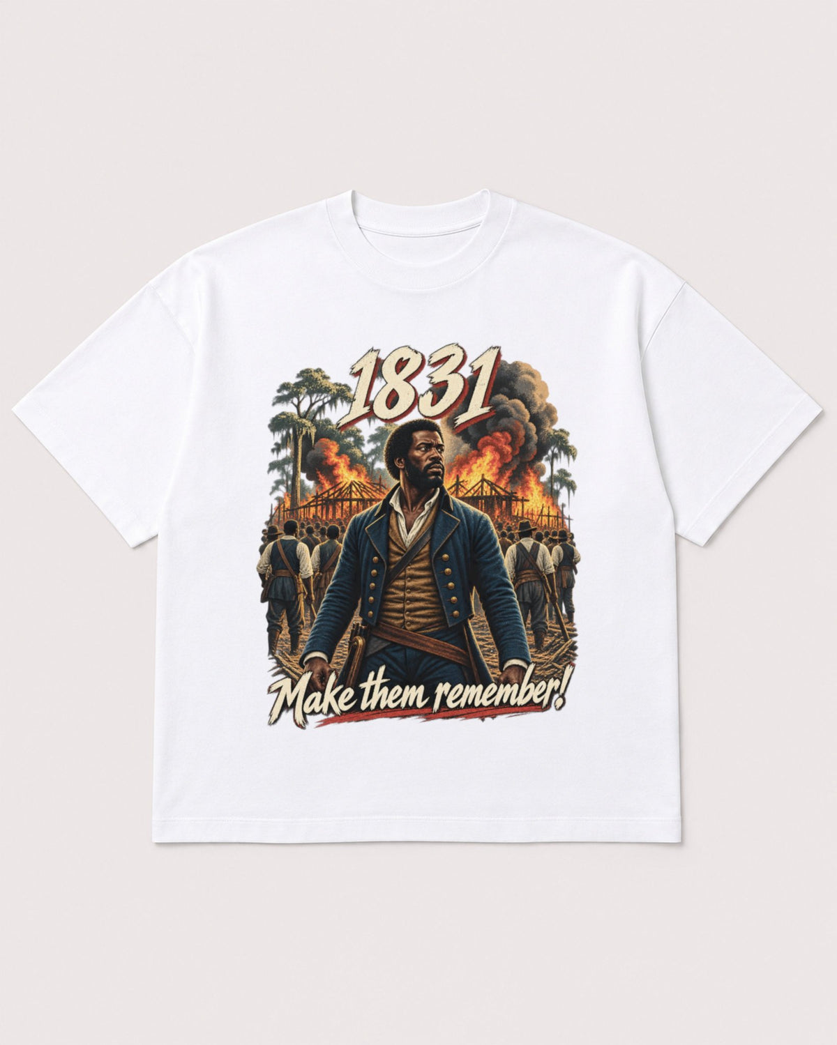Mockup Boxy Heavyweight Tee White product