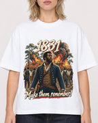 Mockup Boxy Heavyweight Tee White female close-up 19