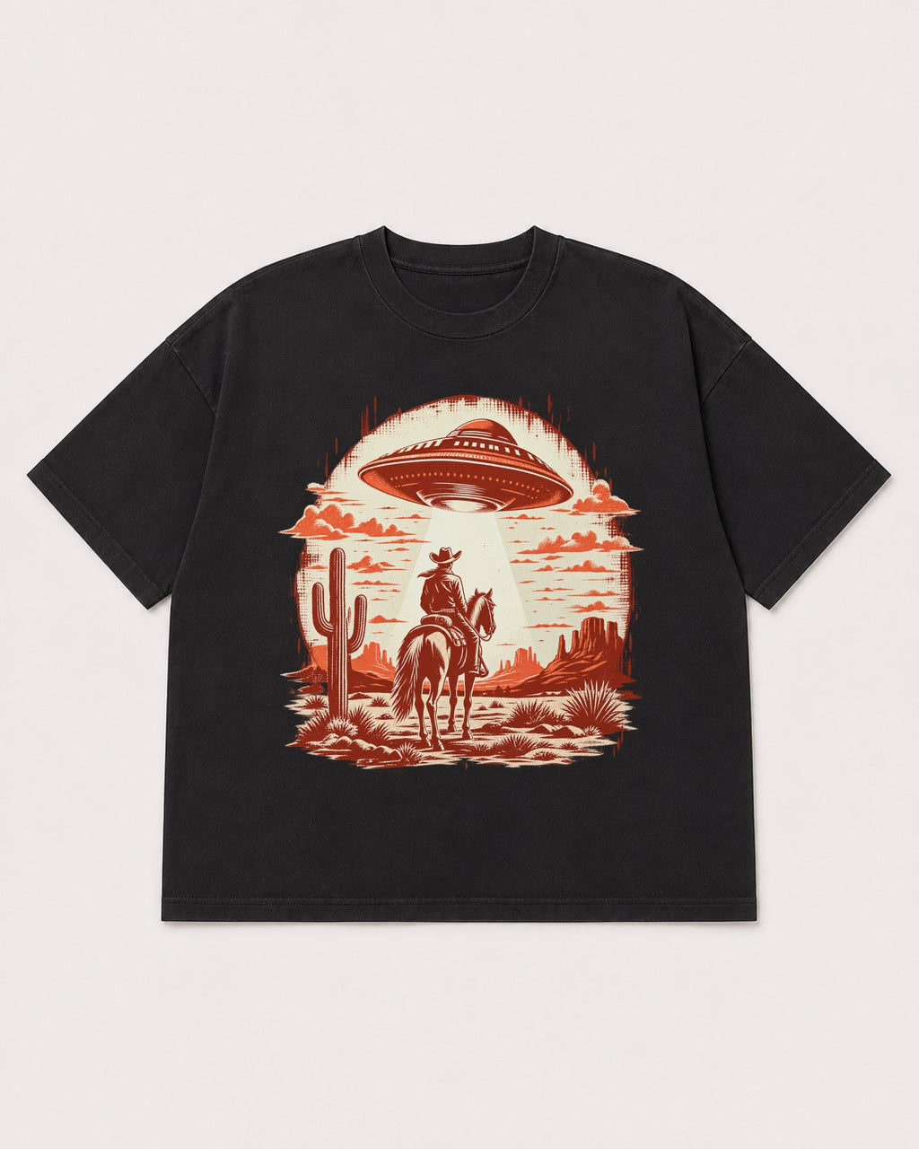 Mockup Boxy Heavyweight Tee Black product